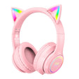ONIKUMA B90 RGB Lighting Wireless Bluetooth Headphone (Pink) - free shipping - PMC TechLife - Order now!