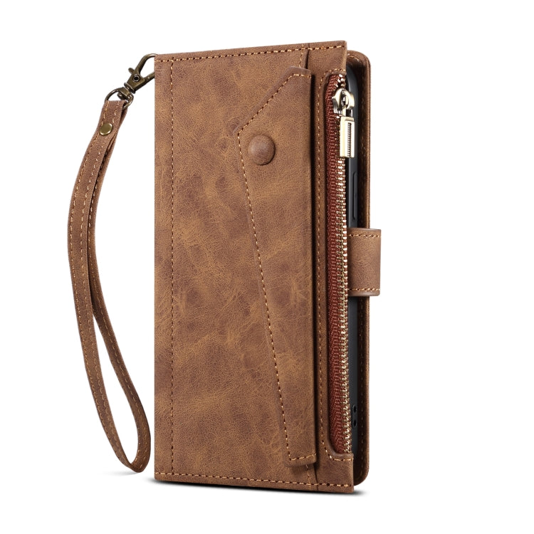 For Google Pixel 6a Retro Frosted Horizontal Flip Leather Phone Case(Brown)