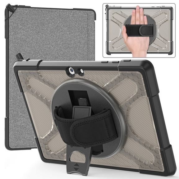 For Microsoft Surface Go 4 / 3 / 2 / 1 TPU + PC Tablet Case(Tea Color)