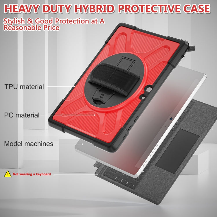 For Microsoft Surface Go 4 / 3 / 2 / 1 TPU + PC Tablet Case(Red)