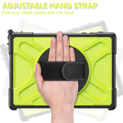 For Microsoft Surface Go 4 / 3 / 2 / 1 TPU + PC Tablet Case(Yellow Green)
