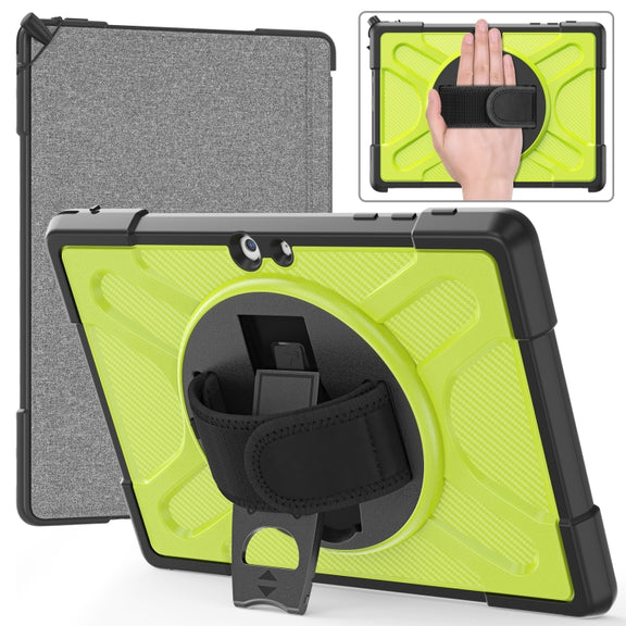 For Microsoft Surface Go 4 / 3 / 2 / 1 TPU + PC Tablet Case(Yellow Green)