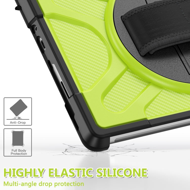For Microsoft Surface Go 4 / 3 / 2 / 1 TPU + PC Tablet Case(Yellow Green)