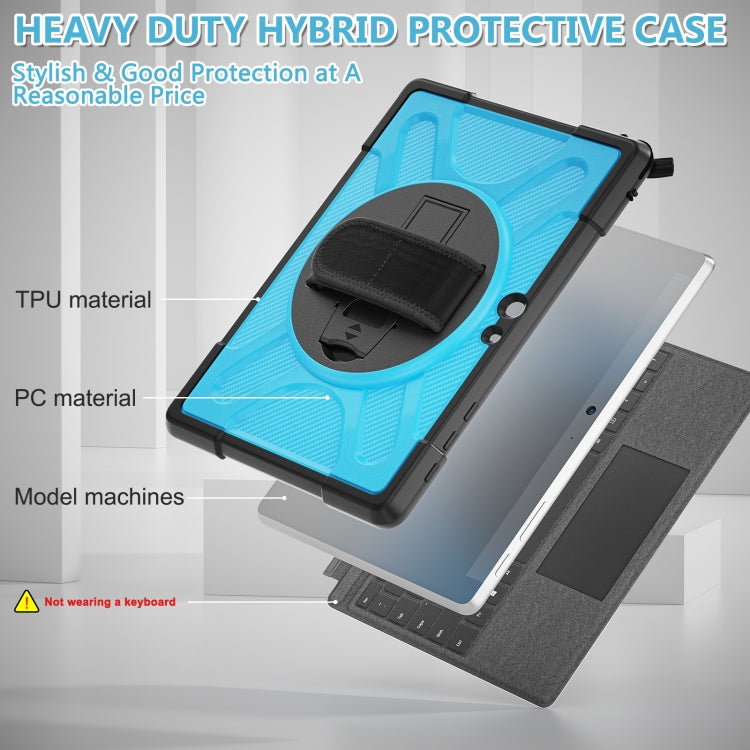 For Microsoft Surface Go 4 / 3 / 2 / 1 TPU + PC Tablet Case(Blue)