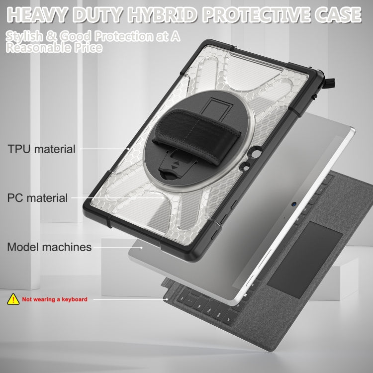 For Microsoft Surface Go 4 / 3 / 2 / 1 TPU + PC Tablet Case(Transparent)