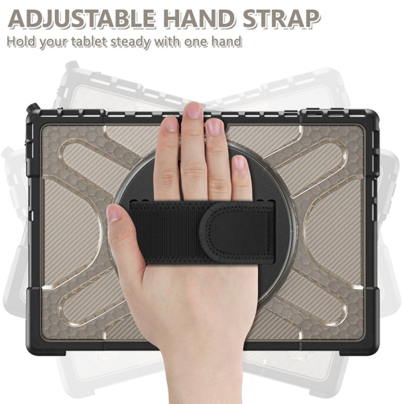 For MicroSoft Surface Pro 4 / 5 / 6 / 7 TPU + PC Tablet Case(Tea Color)