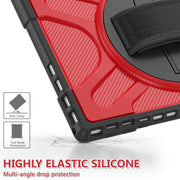 For MicroSoft Surface Pro 4 / 5 / 6 / 7 TPU + PC Tablet Case(Red)