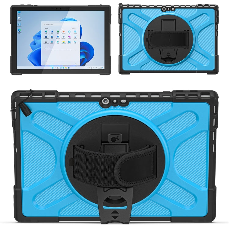 For MicroSoft Surface Pro 4 / 5 / 6 / 7 TPU + PC Tablet Case(Blue)