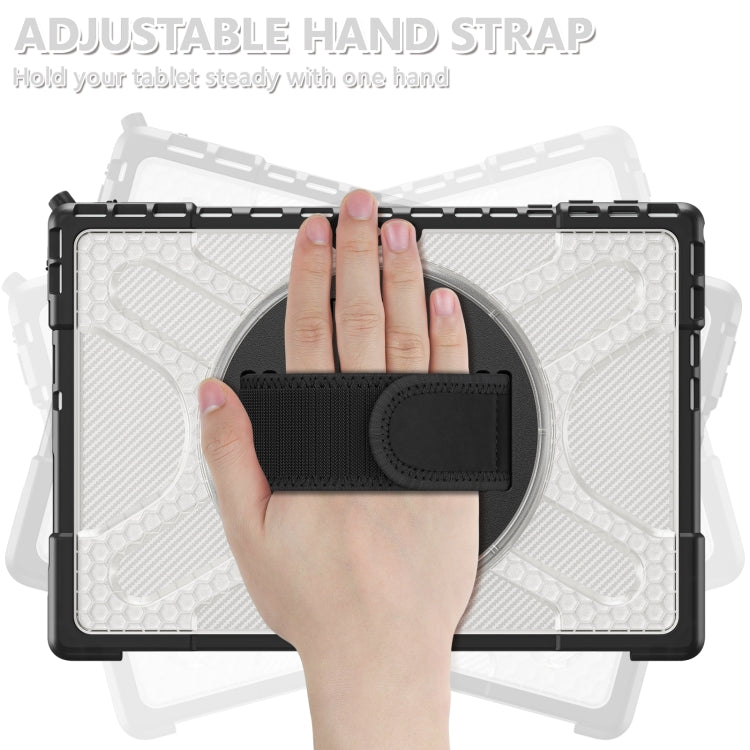 For MicroSoft Surface Pro 4 / 5 / 6 / 7 TPU + PC Tablet Case(Transparent)