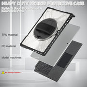 For MicroSoft Surface Pro 4 / 5 / 6 / 7 TPU + PC Tablet Case(Transparent)