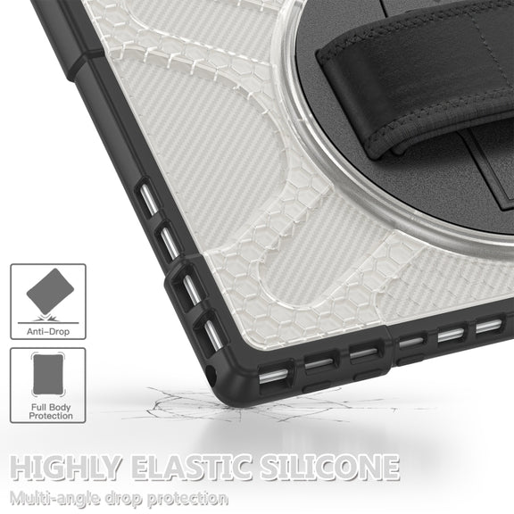 For MicroSoft Surface Pro 4 / 5 / 6 / 7 TPU + PC Tablet Case(Transparent)