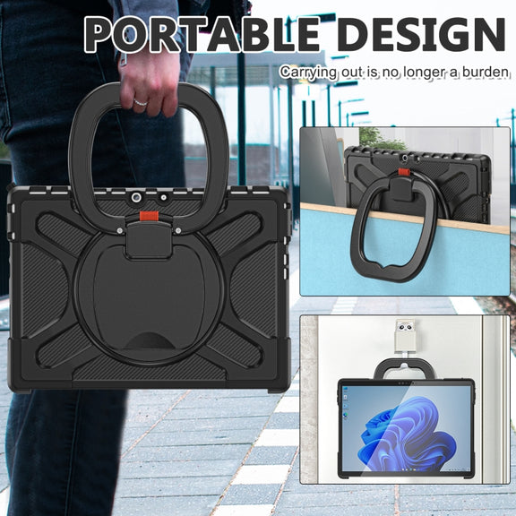 For MicroSoft Surface Pro 8 TPU + PC Tablet Case(Black)