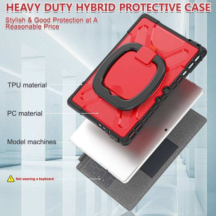 For MicroSoft Surface Pro 8 TPU + PC Tablet Case(Red)