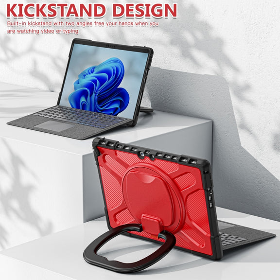 For MicroSoft Surface Pro 8 TPU + PC Tablet Case(Red)