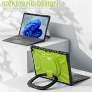For MicroSoft Surface Pro 8 TPU + PC Tablet Case(Yellow Green)
