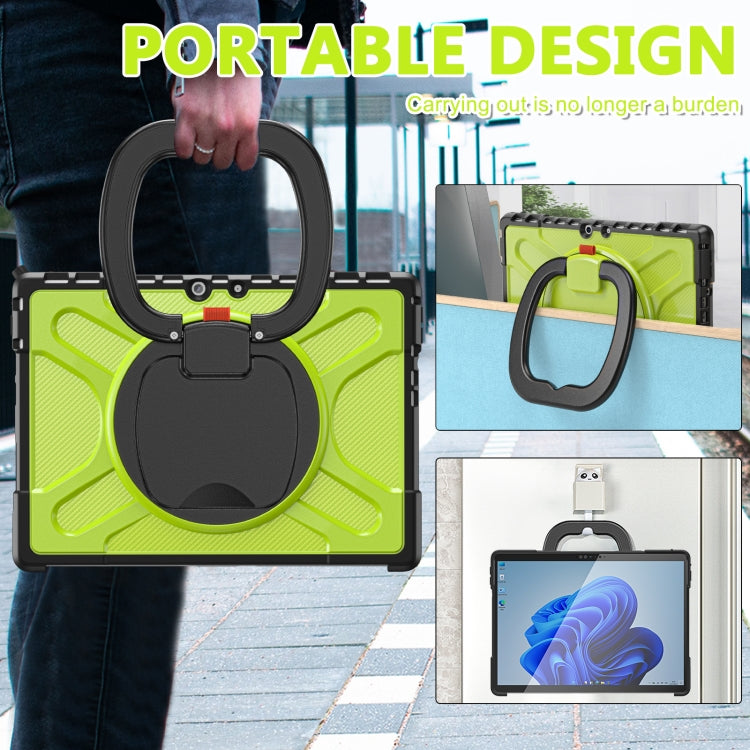 For MicroSoft Surface Pro 8 TPU + PC Tablet Case(Yellow Green)