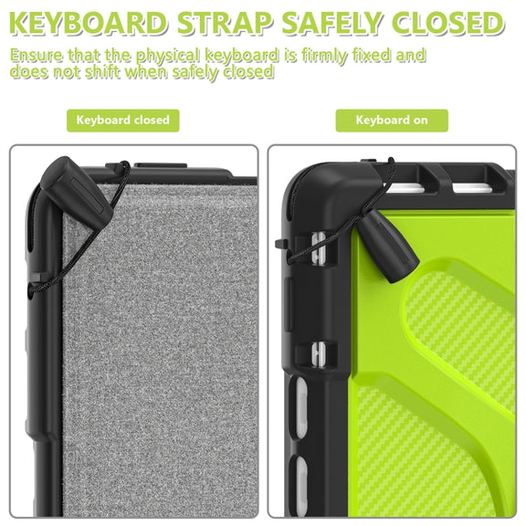 For MicroSoft Surface Pro 8 TPU + PC Tablet Case(Yellow Green)