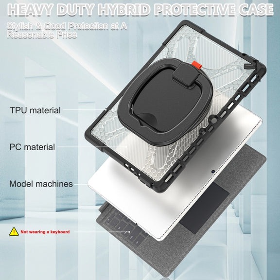 For MicroSoft Surface Pro 8 TPU + PC Tablet Case(Transparent)