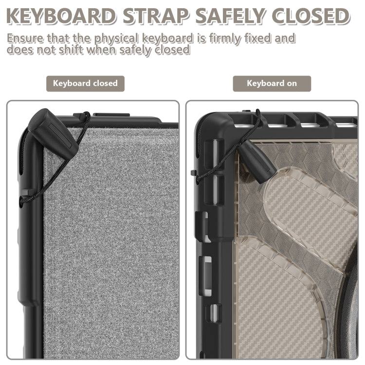 For MicroSoft Surface Pro 4 / 5 / 6 / 7 TPU + PC Tablet Case(Tea Color)