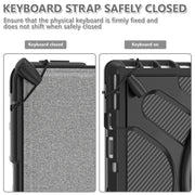 For MicroSoft Surface Pro 4 / 5 / 6 / 7 TPU + PC Tablet Case(Black)