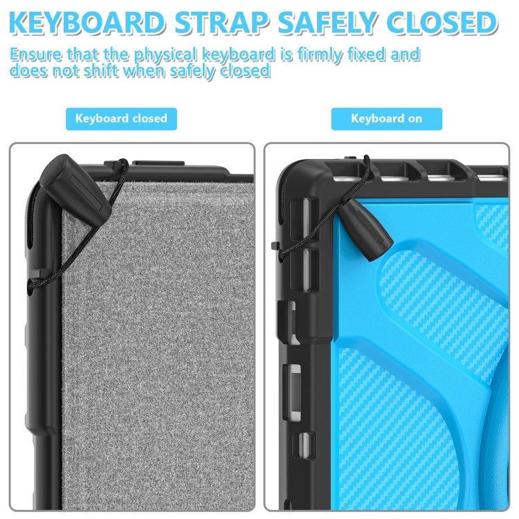 For MicroSoft Surface Pro 4 / 5 / 6 / 7 TPU + PC Tablet Case(Blue)