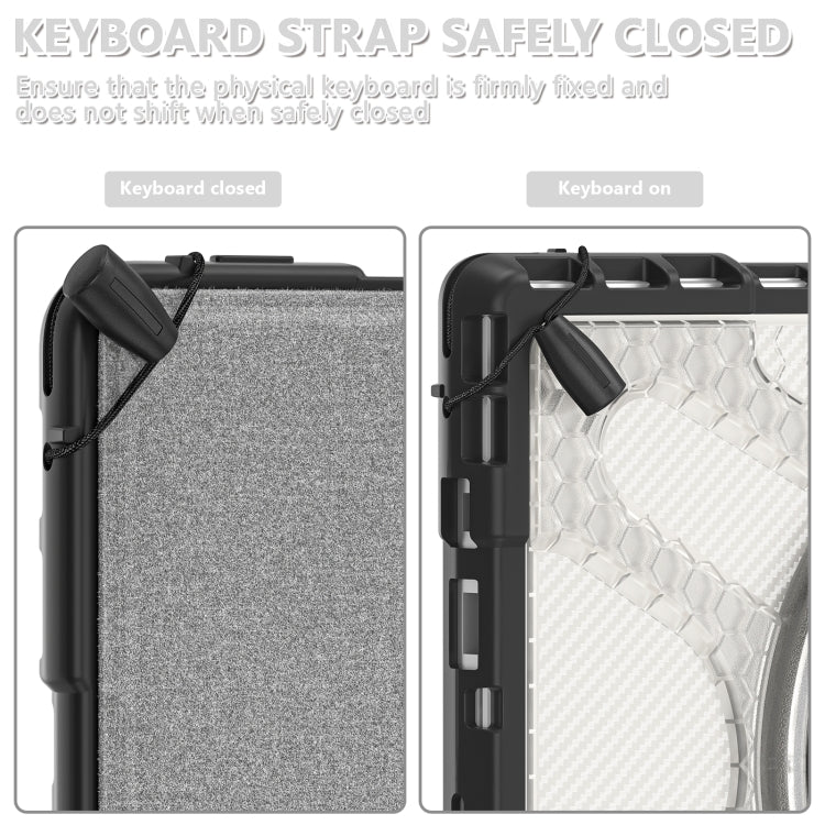 For MicroSoft Surface Pro 4 / 5 / 6 / 7 TPU + PC Tablet Case(Transparent)