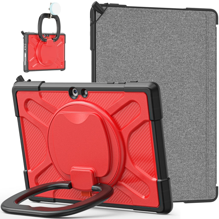 For MicroSoft Surface Go 1 / 2 / 3 TPU + PC Tablet Case(Red)