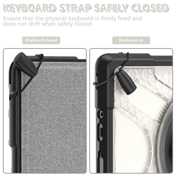 For MicroSoft Surface Go 1 / 2 / 3 TPU + PC Tablet Case(Transparent)