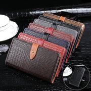 For Umidigi A11S idewei Crocodile Texture Leather Phone Case(Dark Blue)