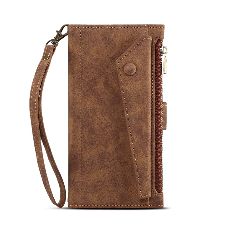 For Google Pixel 7 5G Retro Frosted Horizontal Flip Leather Phone Case(Brown)