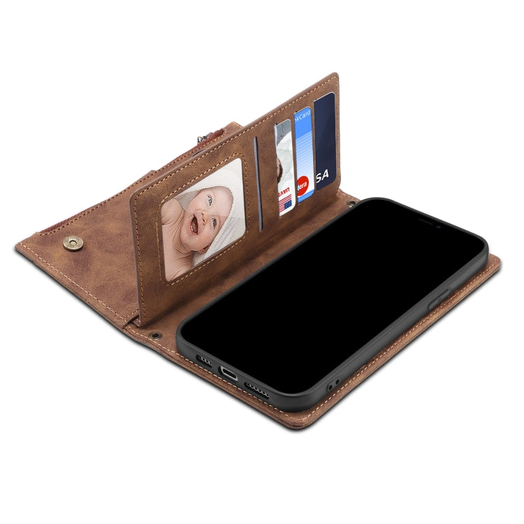 For Google Pixel 7 5G Retro Frosted Horizontal Flip Leather Phone Case(Brown)