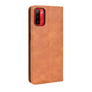 For Ulefone Note 12P Magnetic Buckle Retro Texture Leather Phone Case(Brown)