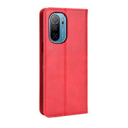 For Ulefone Note 13P Magnetic Buckle Retro Texture Leather Phone Case(Red)