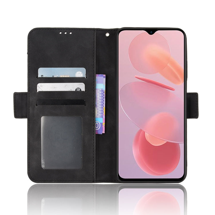For Ulefone Note 12P Skin Feel Calf Pattern Leather Phone Case(Black)