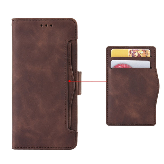 For Ulefone Note 12P Skin Feel Calf Pattern Leather Phone Case(Brown)