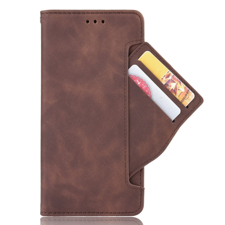 For Ulefone Note 12P Skin Feel Calf Pattern Leather Phone Case(Brown)