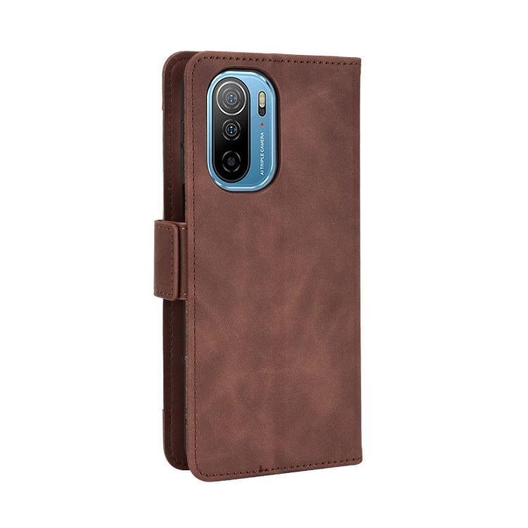 For Ulefone Note 13P Skin Feel Calf Pattern Leather Phone Case(Brown)