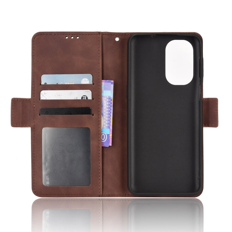 For Ulefone Note 13P Skin Feel Calf Pattern Leather Phone Case(Brown)