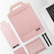 12 inch Multifunctional Mouse Pad Stand Handheld Laptop Bag(Pink) - 12.1 inch by PMC TechLife | Online Shopping South Africa | PMC TechLife | Buy Now Pay Later Mobicred