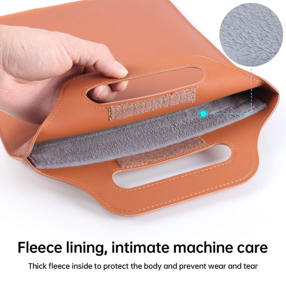 15 inch Multifunctional Mouse Pad Stand Handheld Laptop Bag(Green)