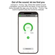 Findmy Tag Square Smart Bluetooth Anti- lost Alarm Locator Tracker(White)