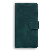 For Blackview A60 Skin Feel Pure Color Flip Leather Phone Case(Green)