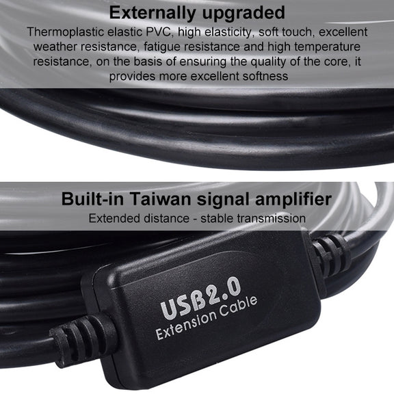 12m Mini 5 Pin to USB 2.0 Camera Extension Data Cable