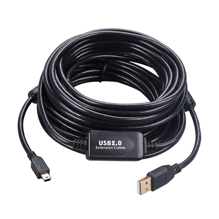 15m Mini 5 Pin to USB 2.0 Camera Extension Data Cable