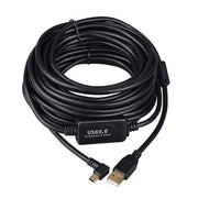 20m Elbow Mini 5 Pin to USB 2.0 Camera Extension Data Cable
