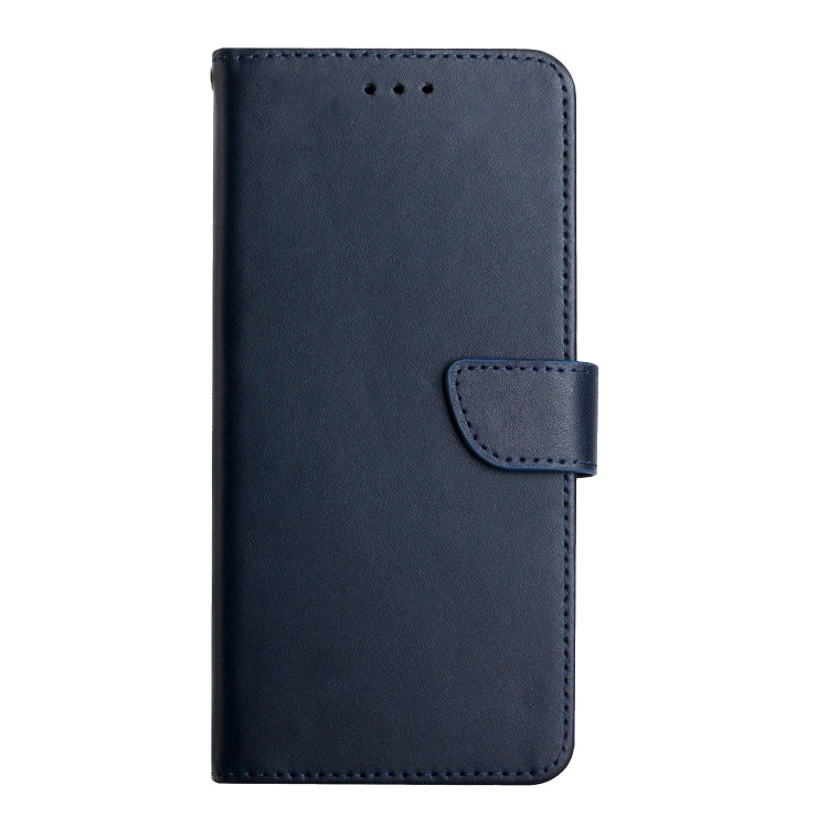 For Google Pixel 7 Genuine Leather Fingerprint-proof Horizontal Flip Phone Case(Blue)