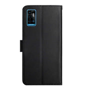 For ZTE Blade A51 Genuine Leather Fingerprint-proof Horizontal Flip Phone Case(Black)
