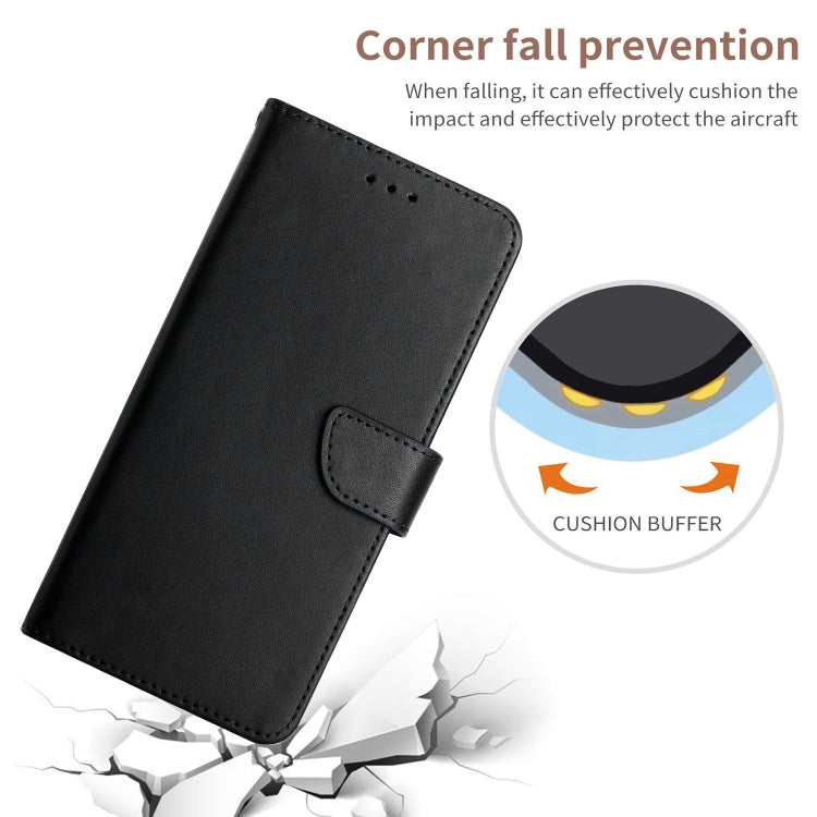 For Kyocera Android One S9 Genuine Leather Fingerprint-proof Flip Phone Case(Black)
