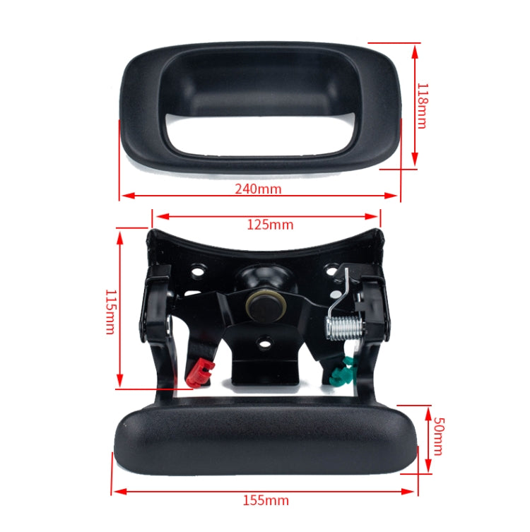 A6847 Car Tailgate Hinge Repair Kit 11570162 for GMC / Chevrolet