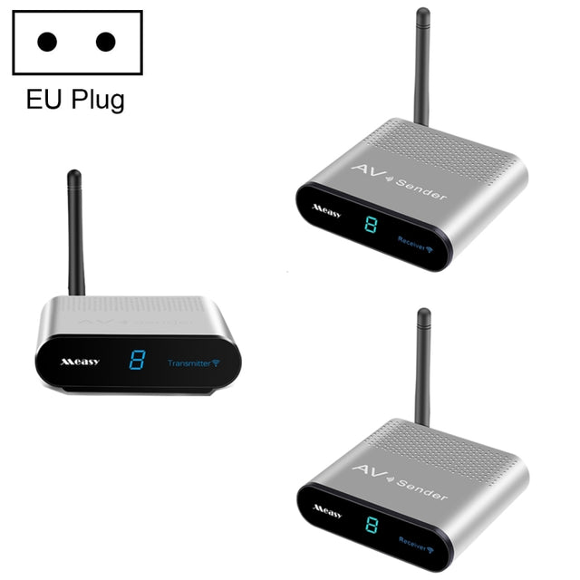 Measy AV530-2 5.8GHz Wireless Audio / Video Transmitter + 2 Receiver, Transmission Distance: 300m, EU Plug